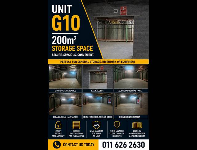 Industrial property to rent in HERIOTDALE